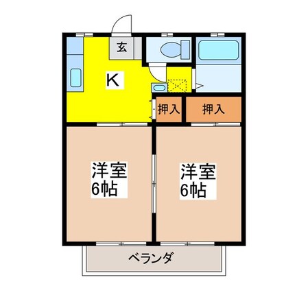 パナメゾンＡの物件間取画像